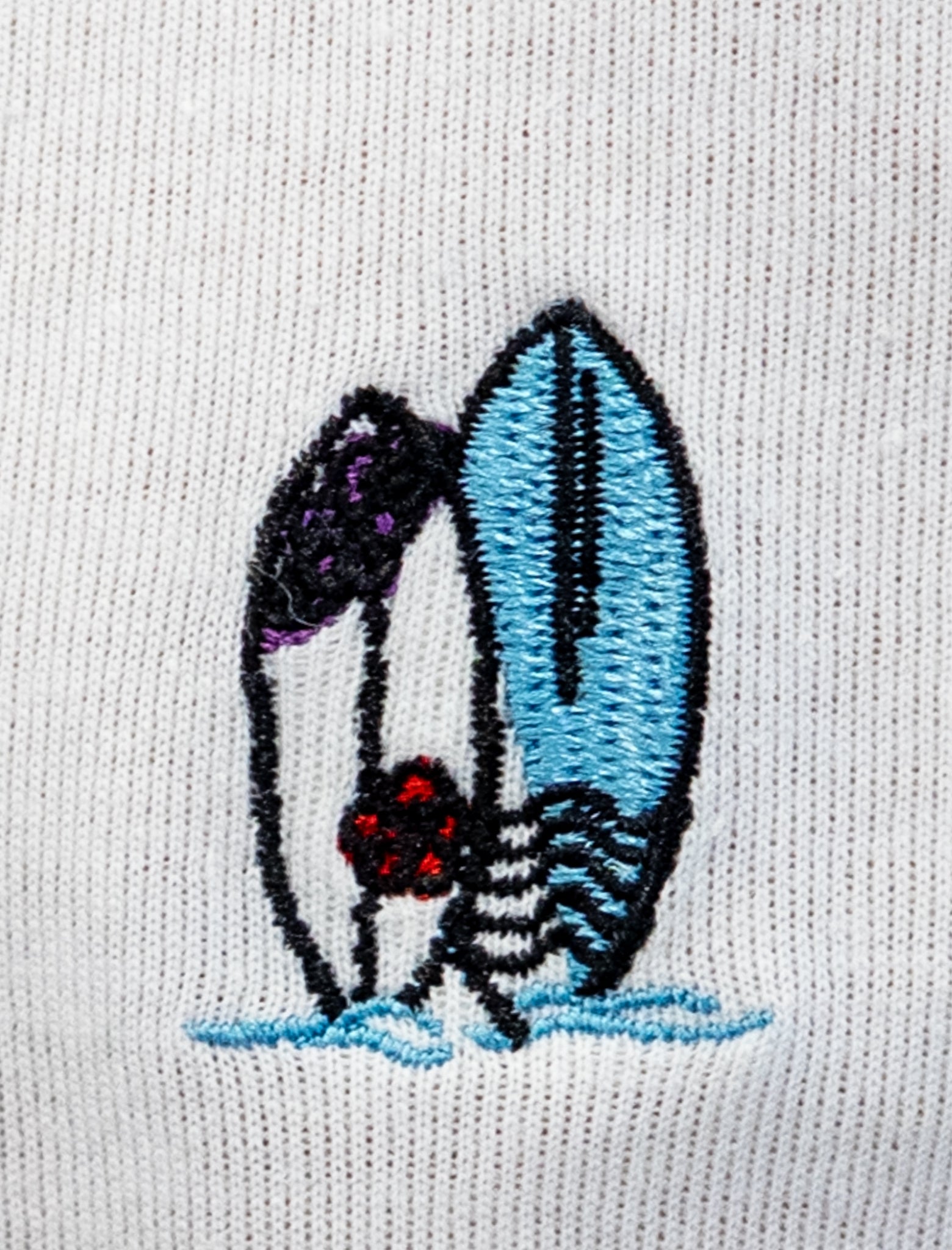 Detalle Diamond Finish Surf color blanco