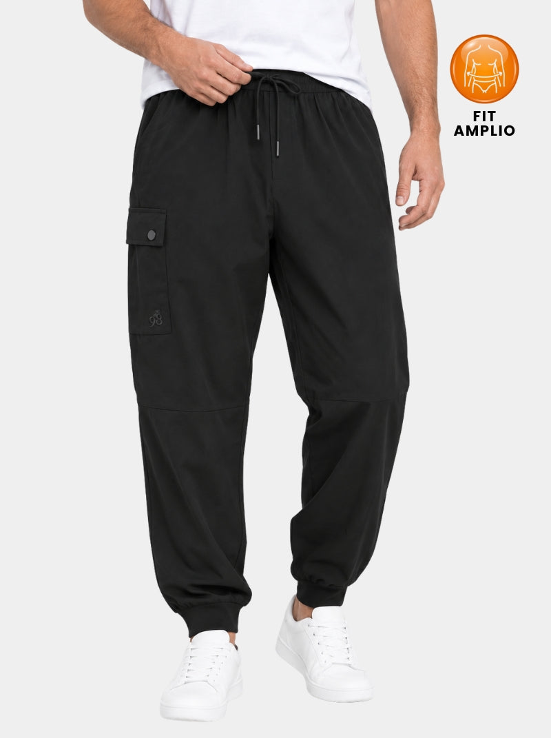 Pantalón Cargo - Jogger Cargo Kenya Negro - Wild Coast
