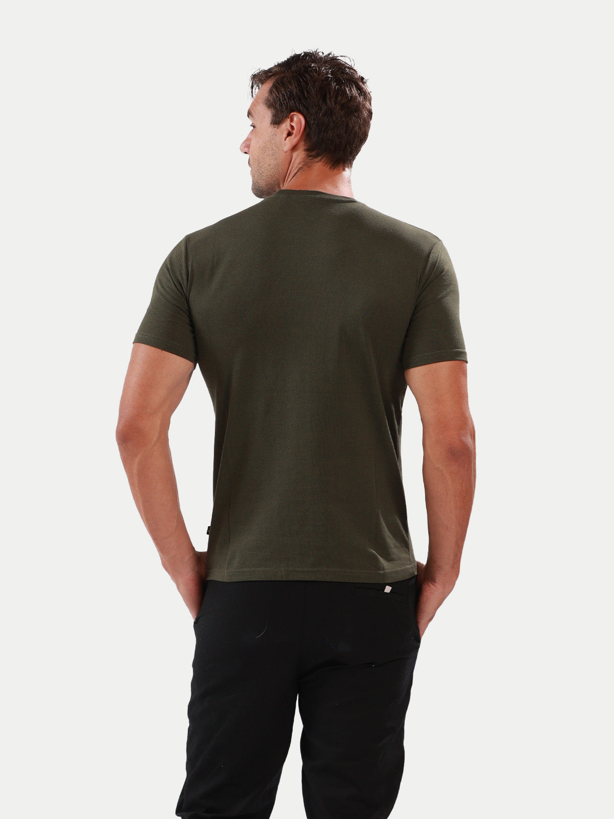 Playera de algodón para hombre - Lucky Olive - Diamond Finish