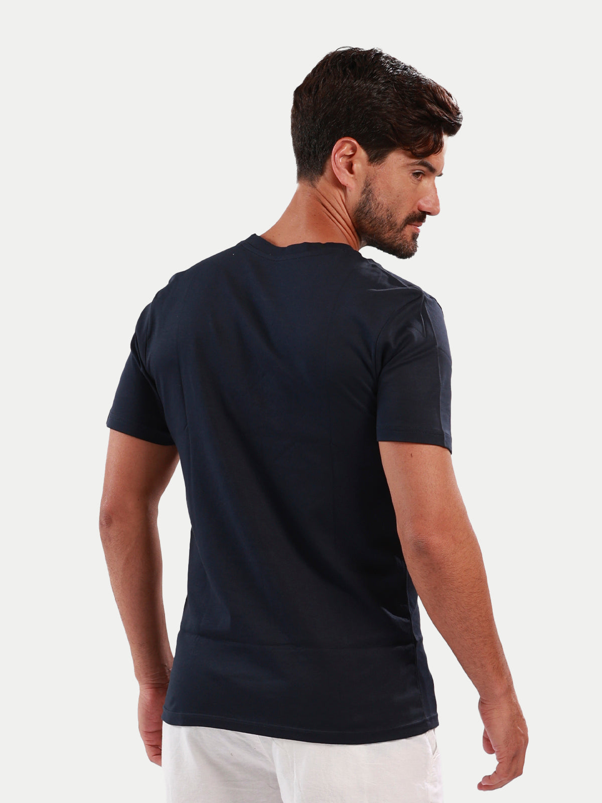Playera de manga corta caballero - Liquid Touch Azul Marino