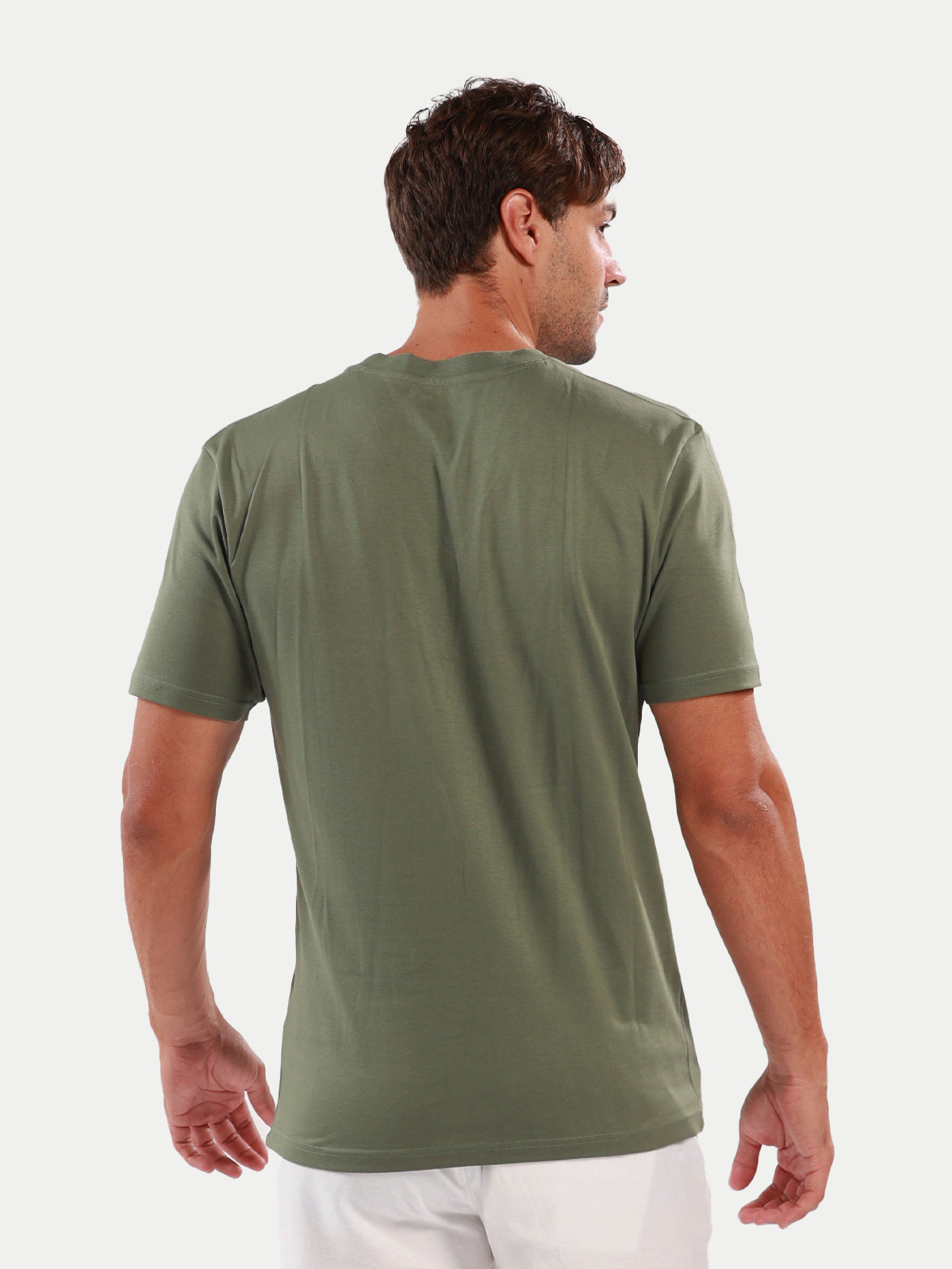 Playera de manga corta caballero - Liquid Touch Olivo