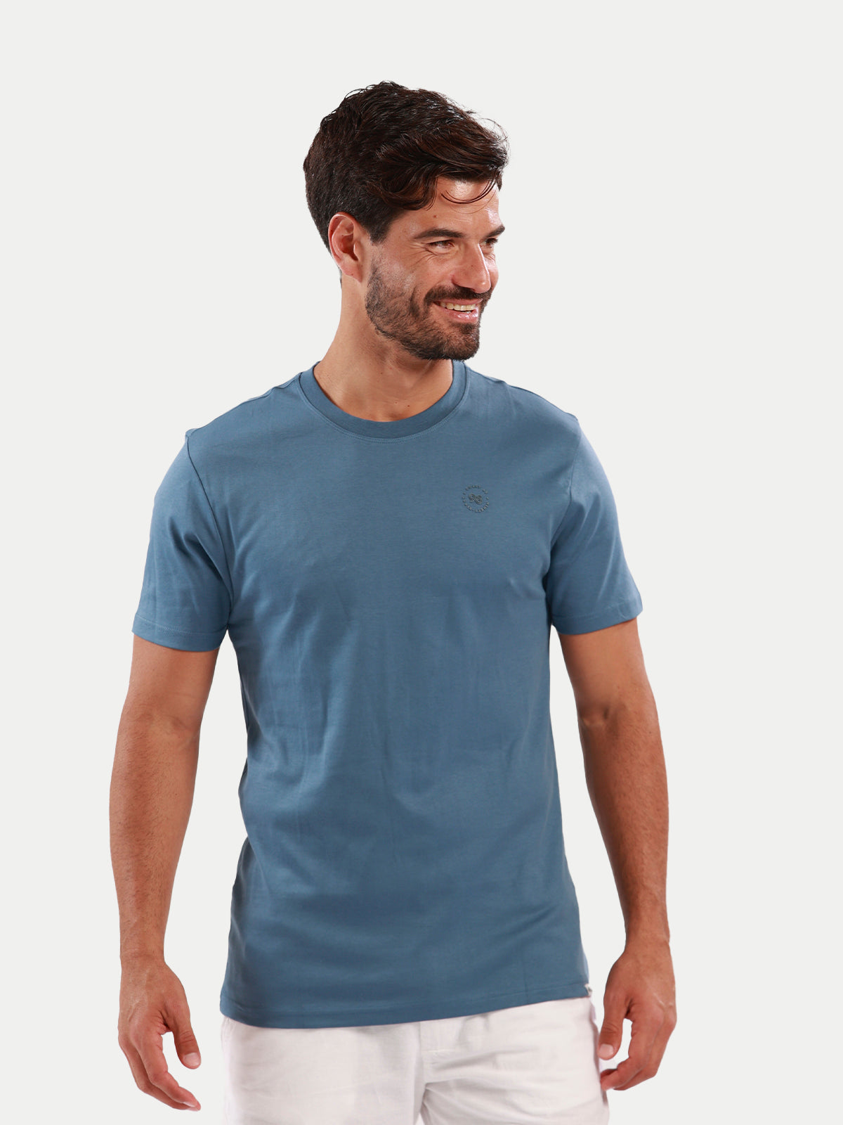 Playera de manga corta caballero - Liquid Touch Azul