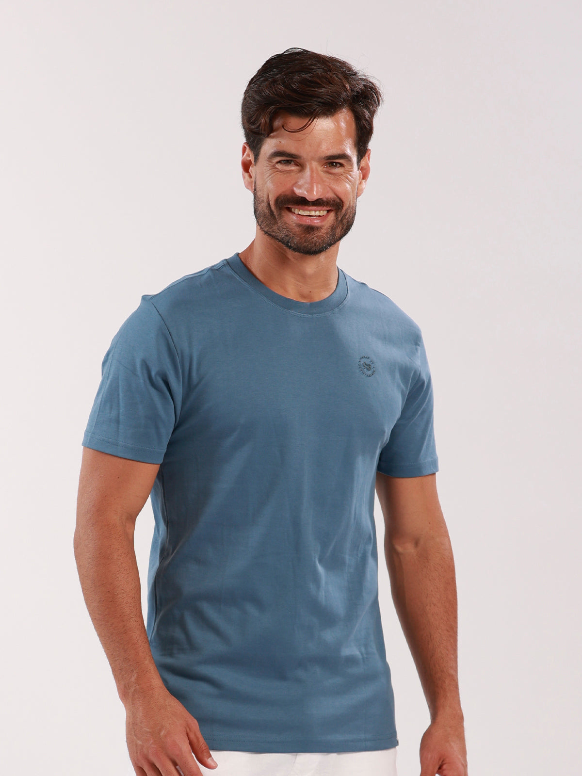 Playera de manga corta caballero - Liquid Touch Azul