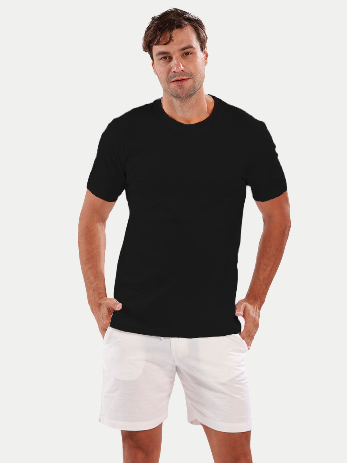 Playera de manga corta caballero - Liquid Touch Negro