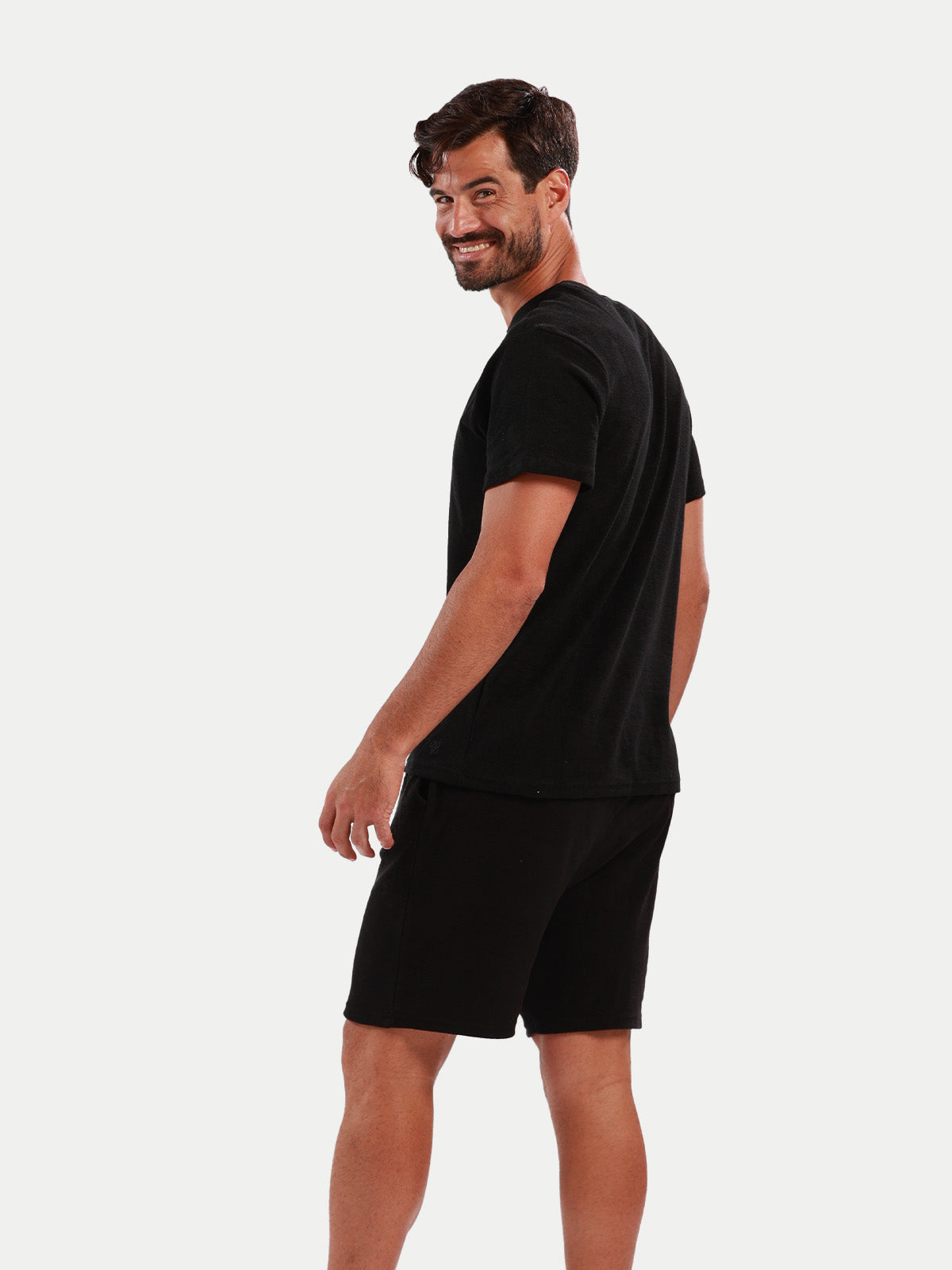 Towel Tshirt - Playera de Toalla Negro Para Hombre