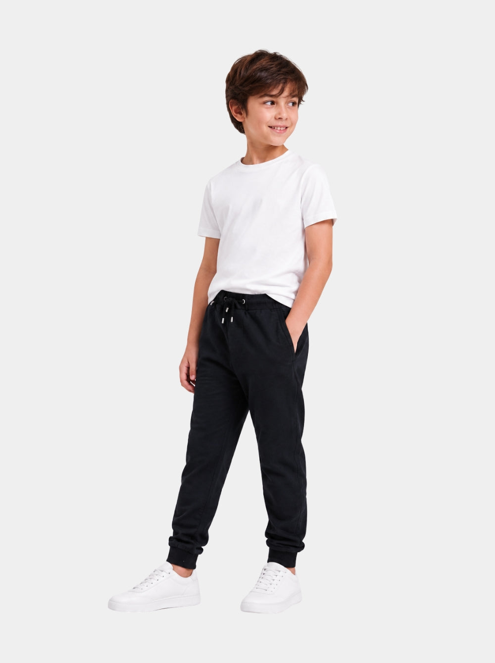 Pantalón niño - Jogger Milán Negro - Wild Coast