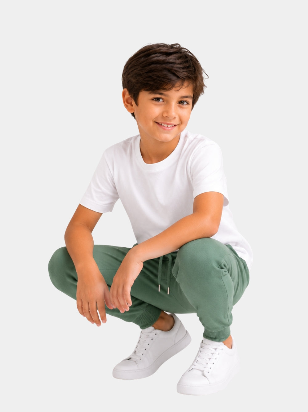 Pantalón niño - Jogger Milán Verde - Wild Coast