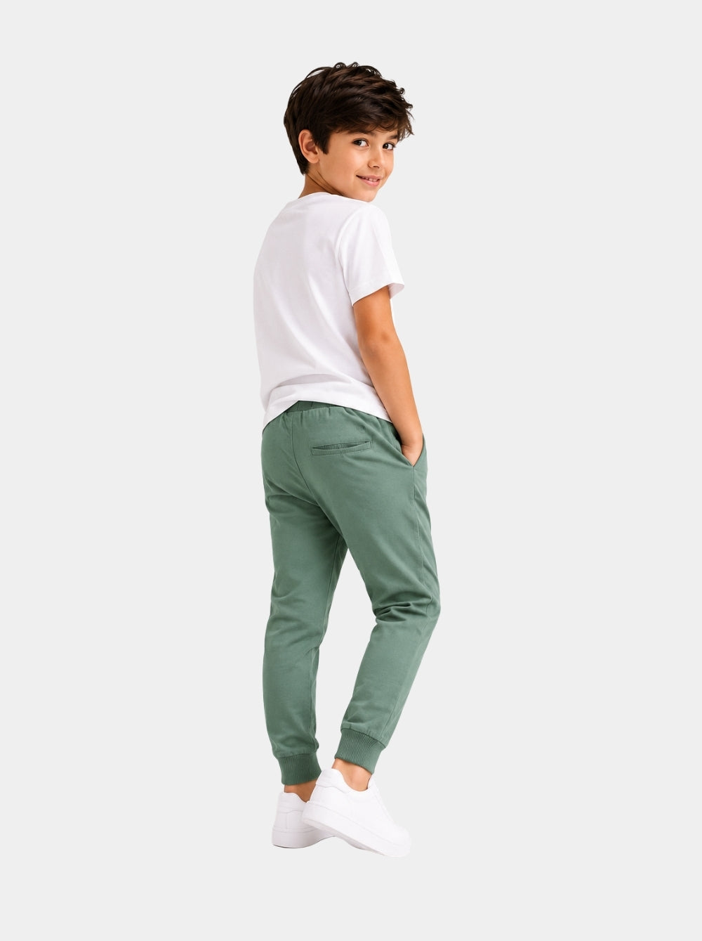 Pantalón niño - Jogger Milán Verde - Wild Coast