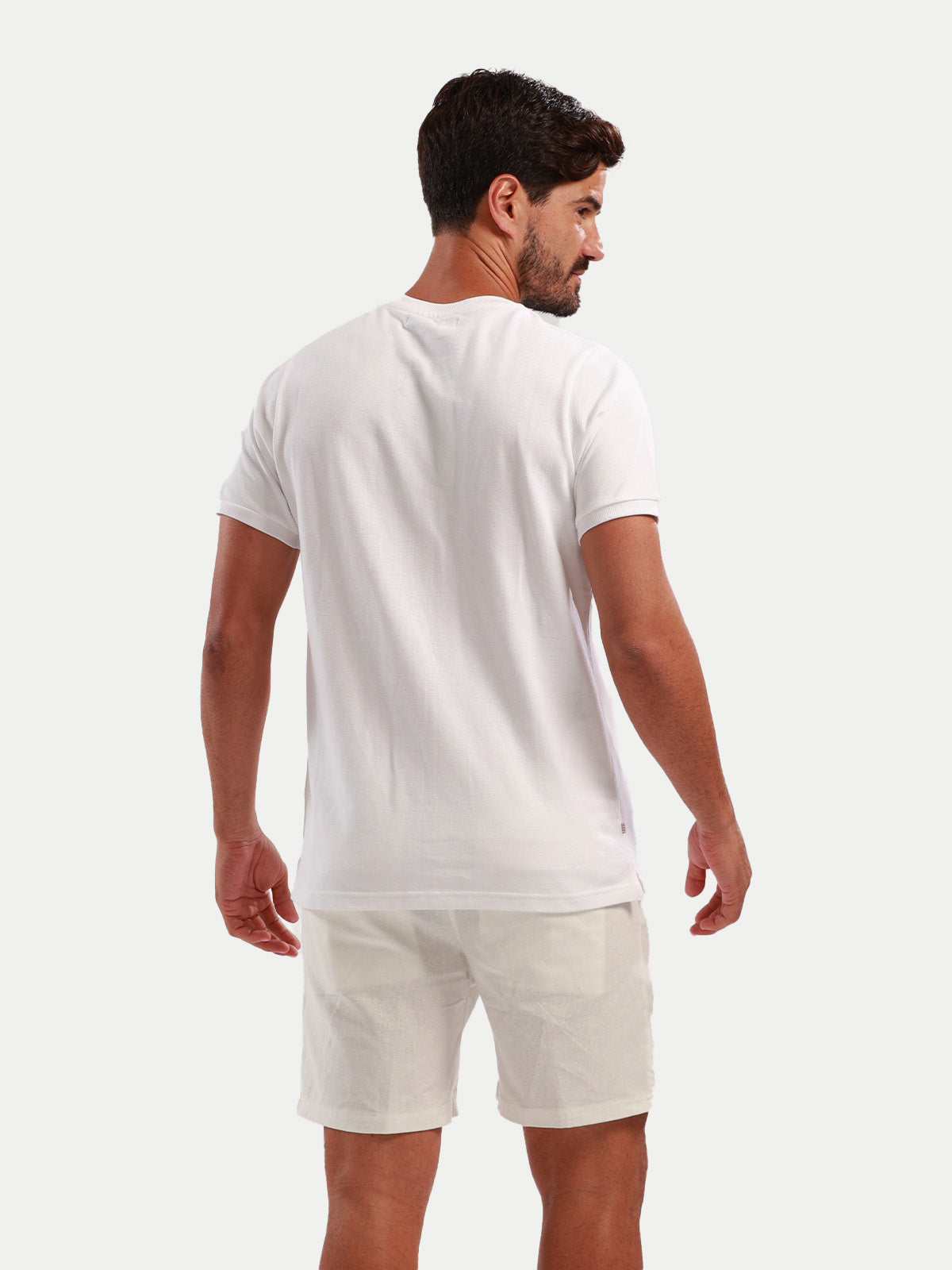 Playera para hombre - Pique T-Shirt Blanco - Pique