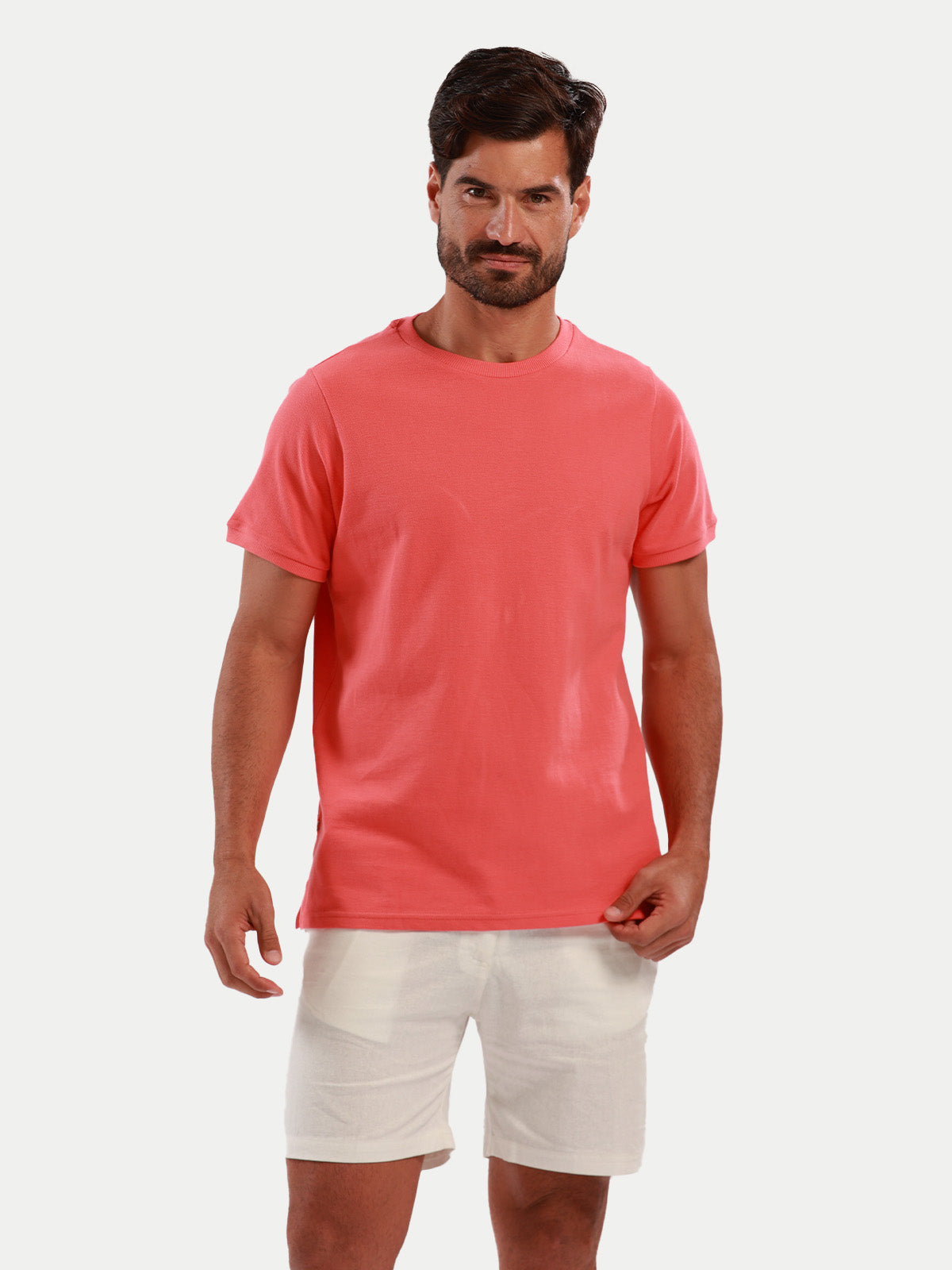 Playera para hombre - Pique T-Shirt Coral - Pique