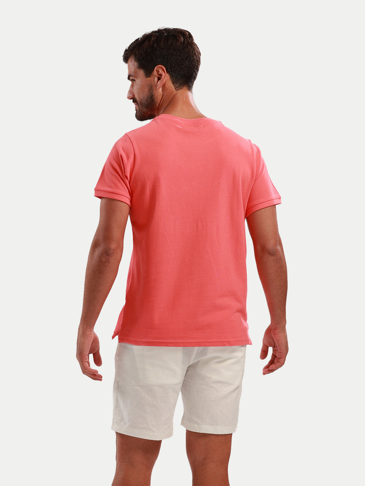 Playera para hombre - Pique T-Shirt Coral - Pique