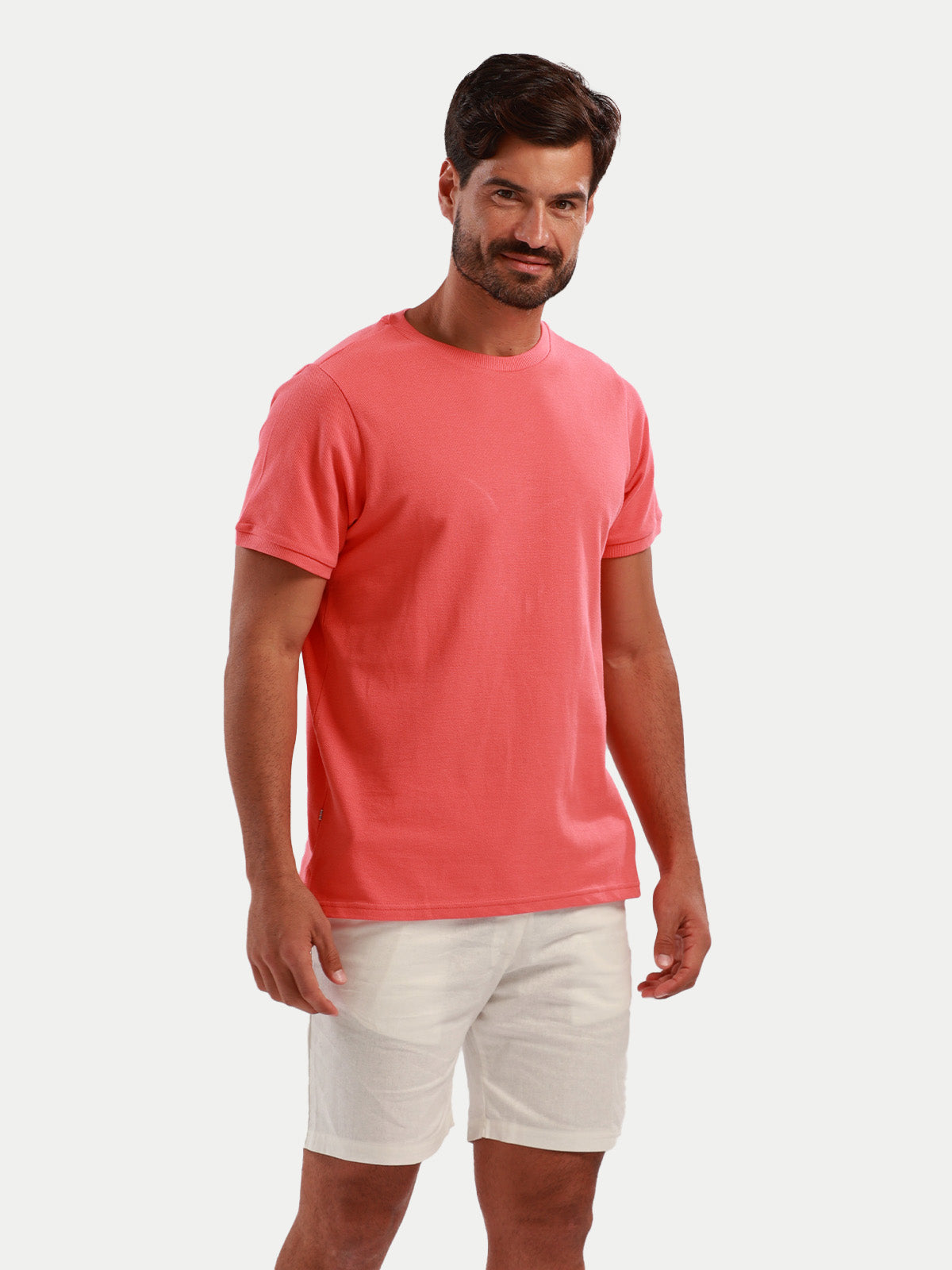 Playera para hombre - Pique T-Shirt Coral - Pique