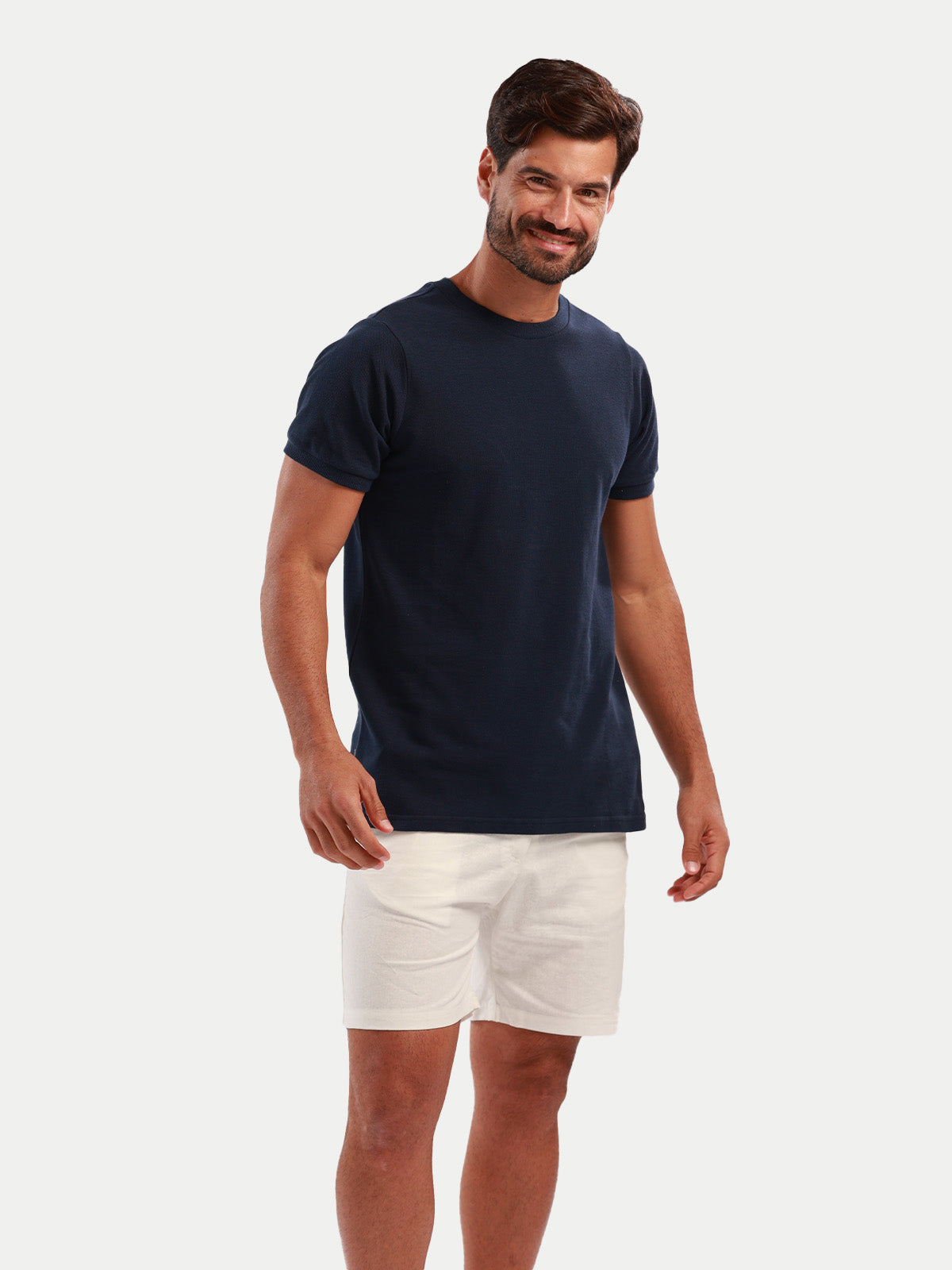 Playera para hombre - Pique T-Shirt Azul Marino - Pique