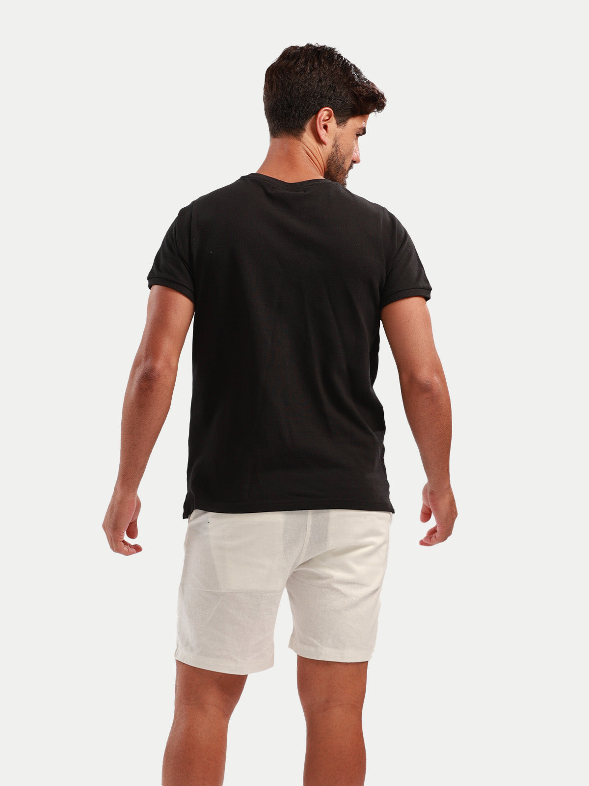 Playera para hombre - Pique T-Shirt Negro - Pique