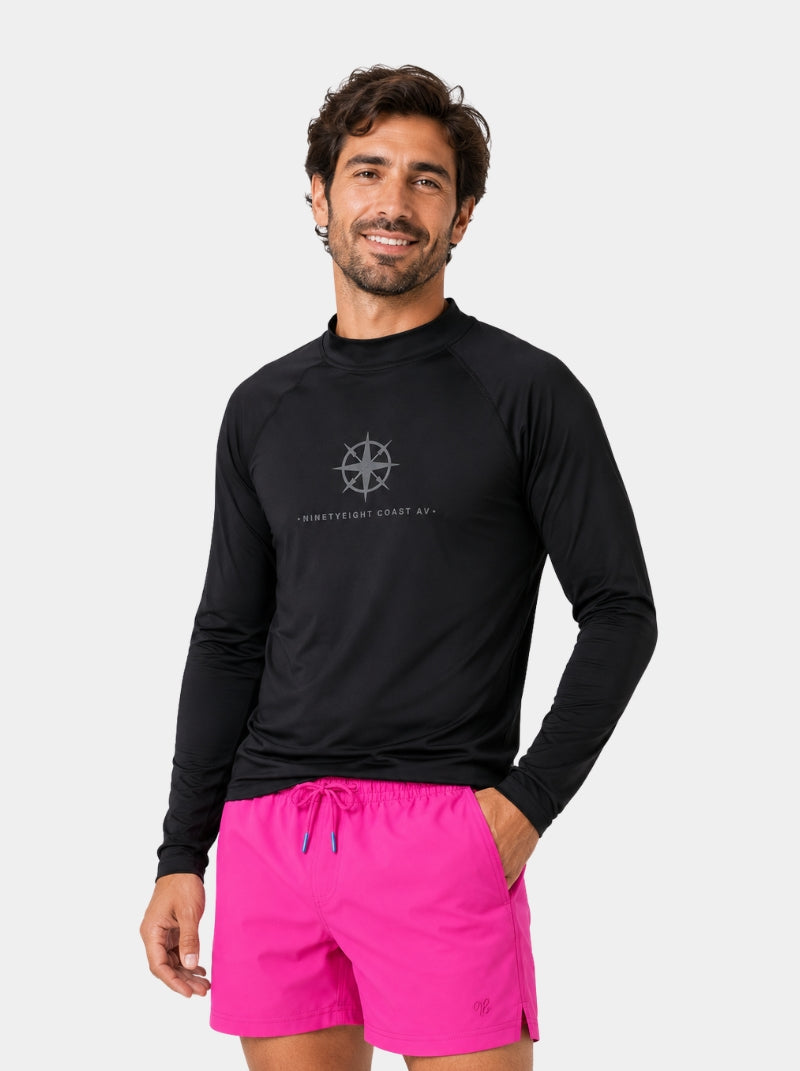 Playera UV Adulto - Rashguard Compass - Wild Coast