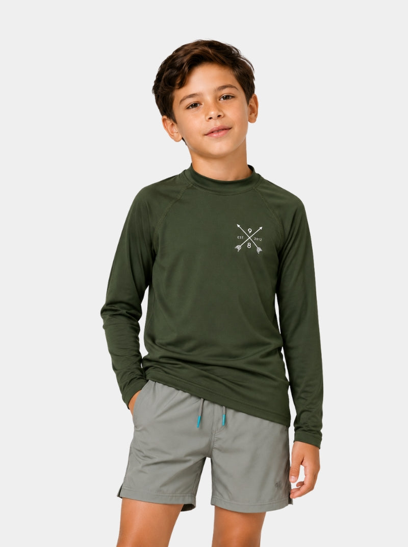 Playera UV Niño - Rashguard Arrowhead - Wild Coast