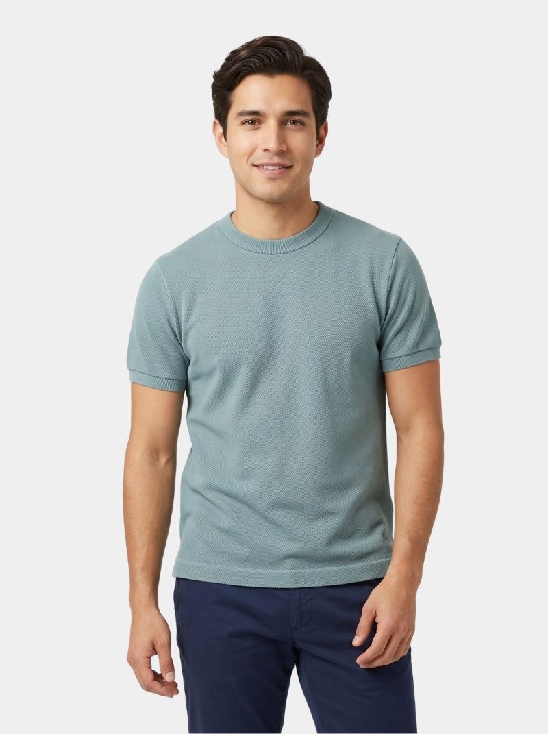 Playera para Hombre - Piqué T-Shirt Petróleo - Wild Coast