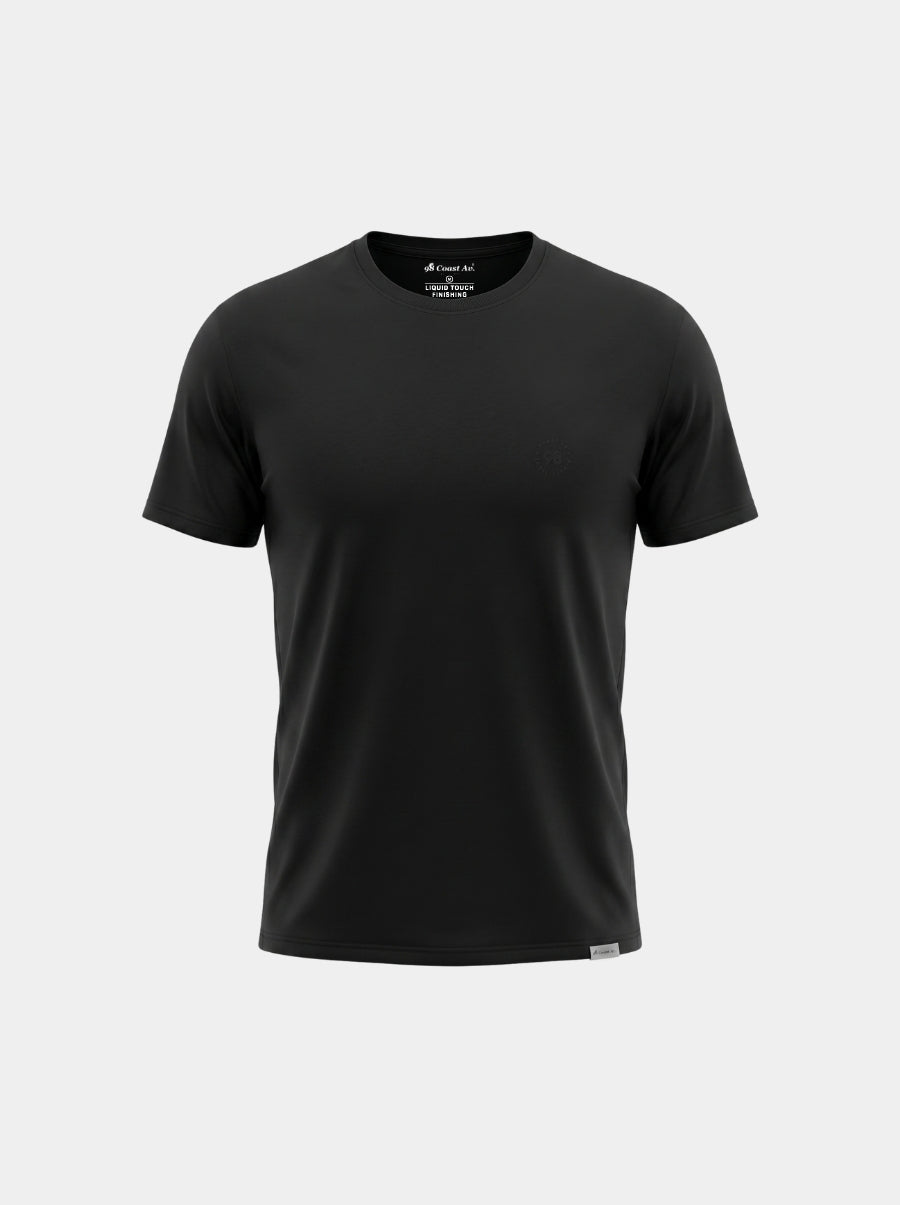Playera de manga corta niño - Liquid Touch Negro - 98 Coast Av. México