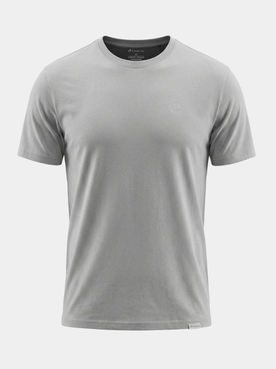 Playera de manga corta caballero - Liquid Touch Gris - 98 Coast Av. México