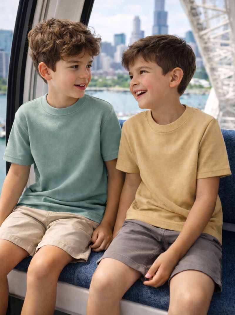 Playera para Niño - Piqué T-Shirt Petróleo - Wild Coast - 98 Coast Av. México