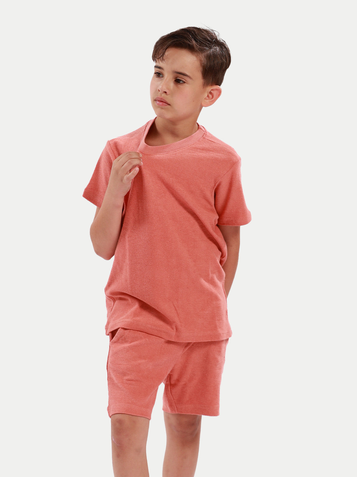 Towel Short - Short de Toalla Coral Para Niño