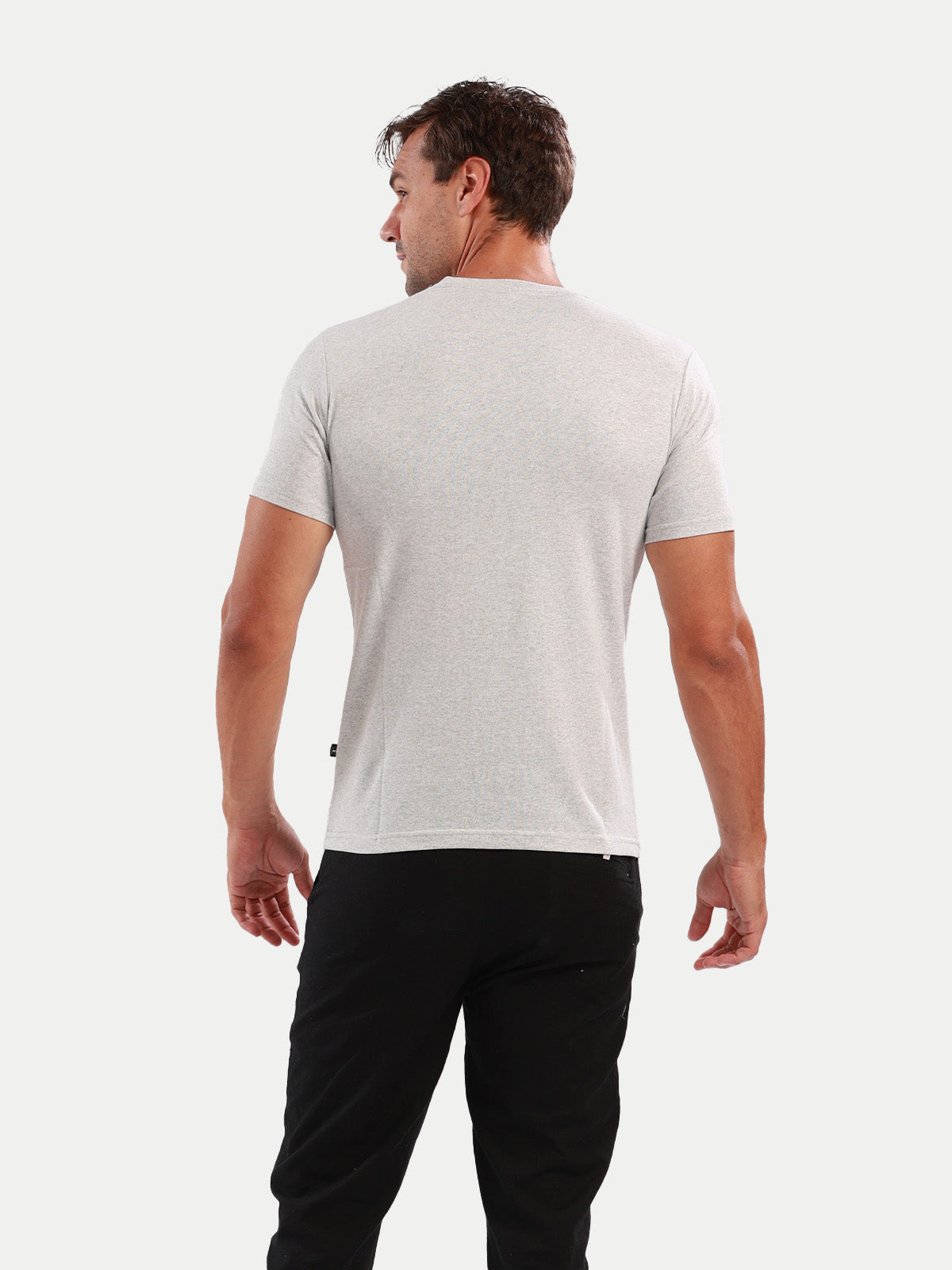 Playera de algodón para hombre - Summer Duck Gray - Diamond Finish