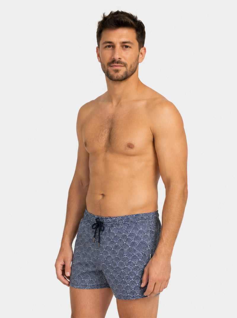 Traje de Baño Hombre - Premium Punto Blanco - Fácil Secado