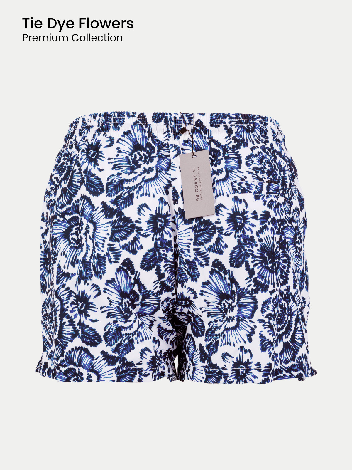 Traje de Baño Hombre - Bañador Tie Dye Flowers Premium Short - Fácil Secado