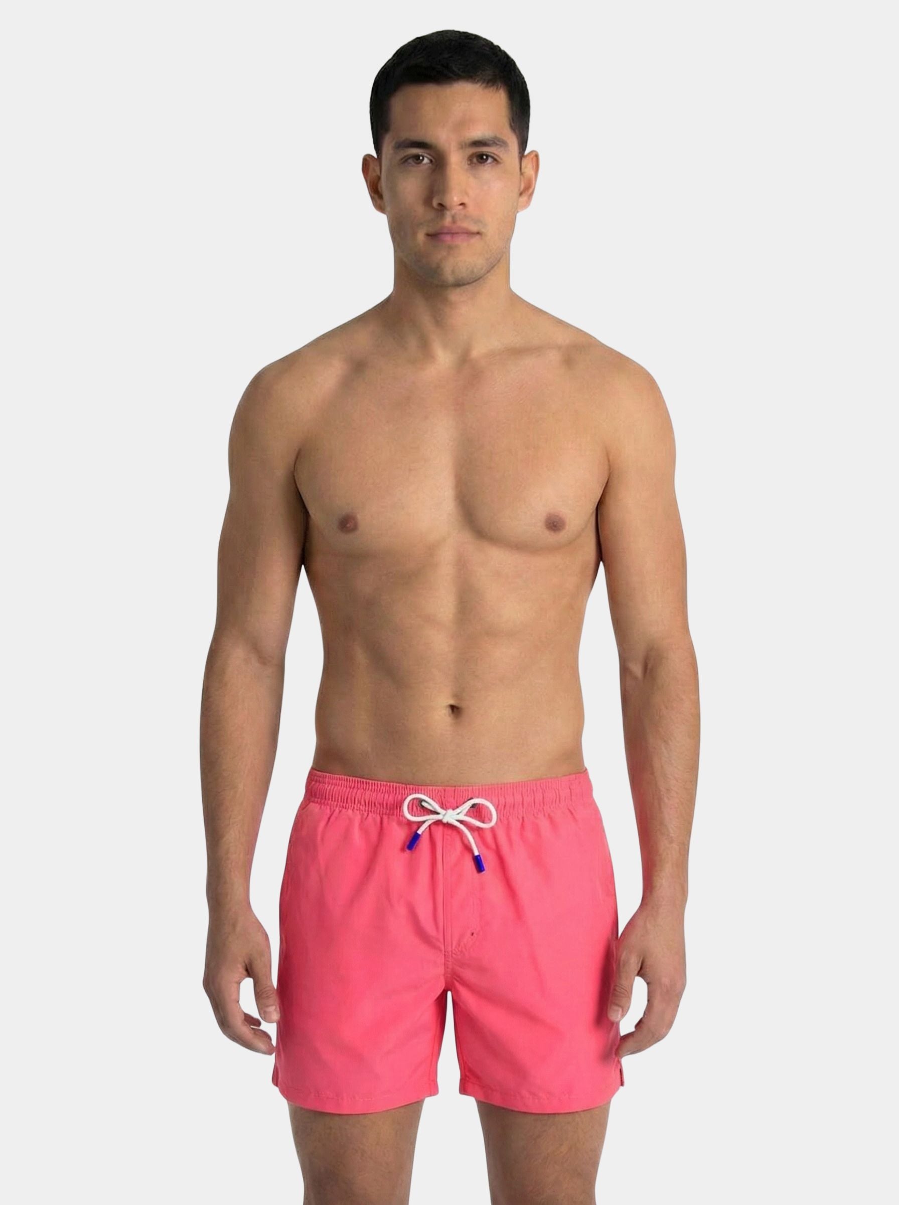 Traje de Baño Para Hombre Secado Rápido Bolsillos - Basic Rosa Neon - Basic Collection