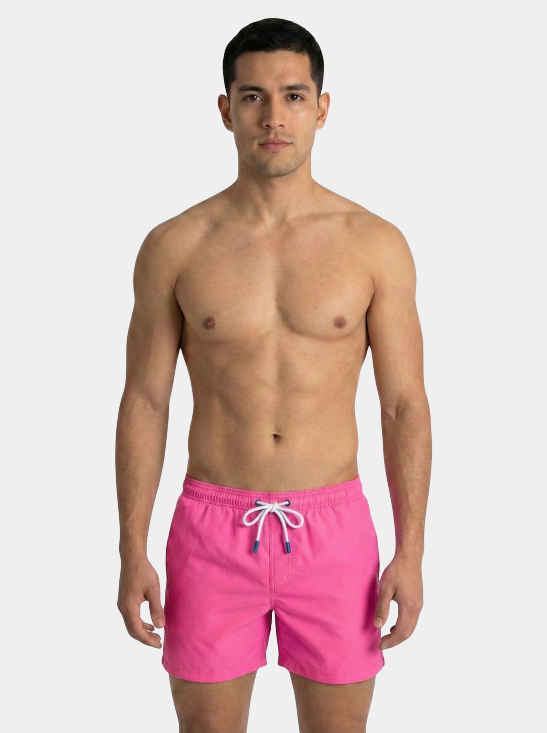 Traje de Baño Para Hombre Secado Rápido Bolsillos - Basic Rosa Palo - Basic Collection