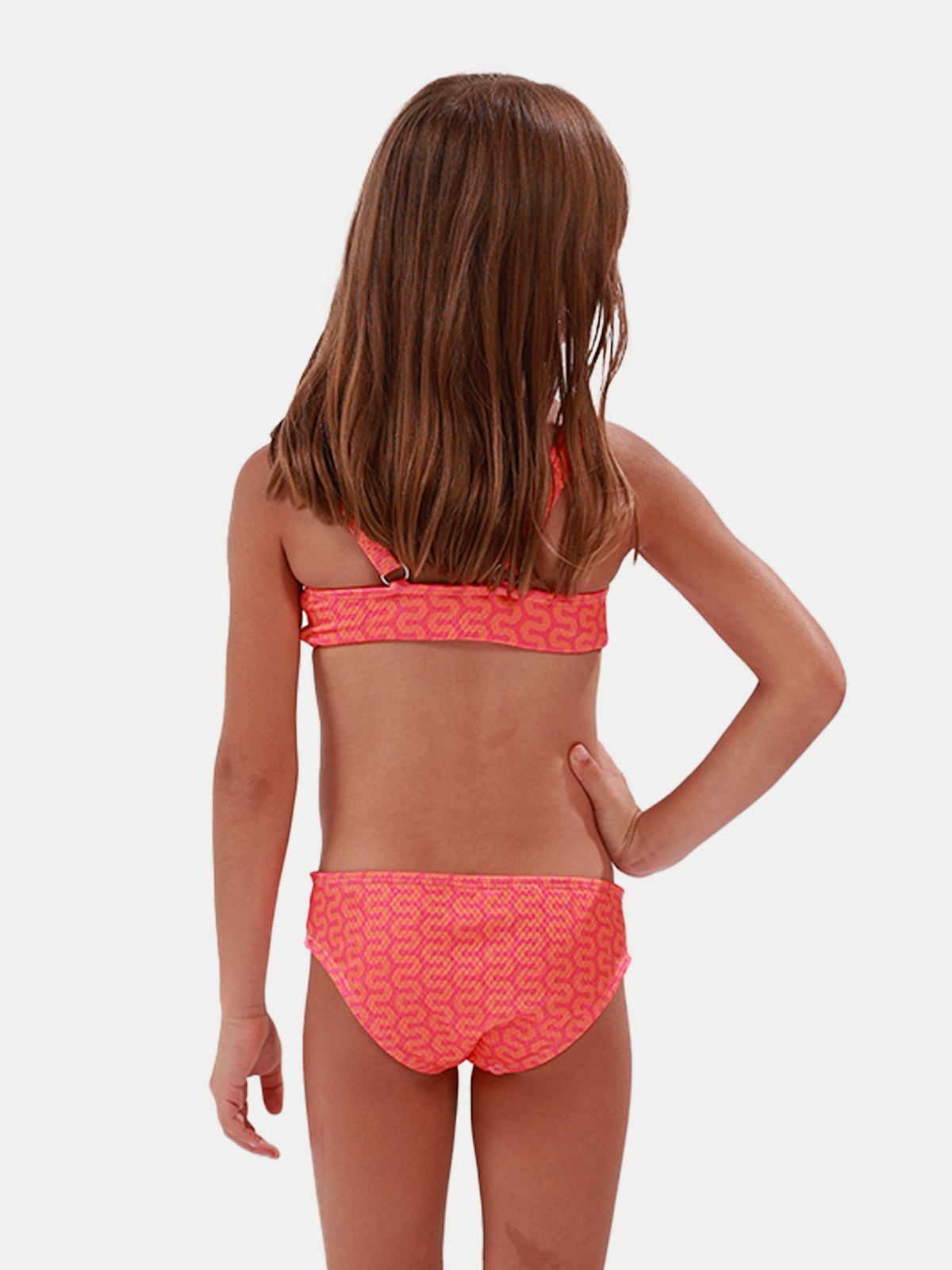 Traje de baño niña - Tropical Stripes Bikini - Family Match Collection 2 a 12 años