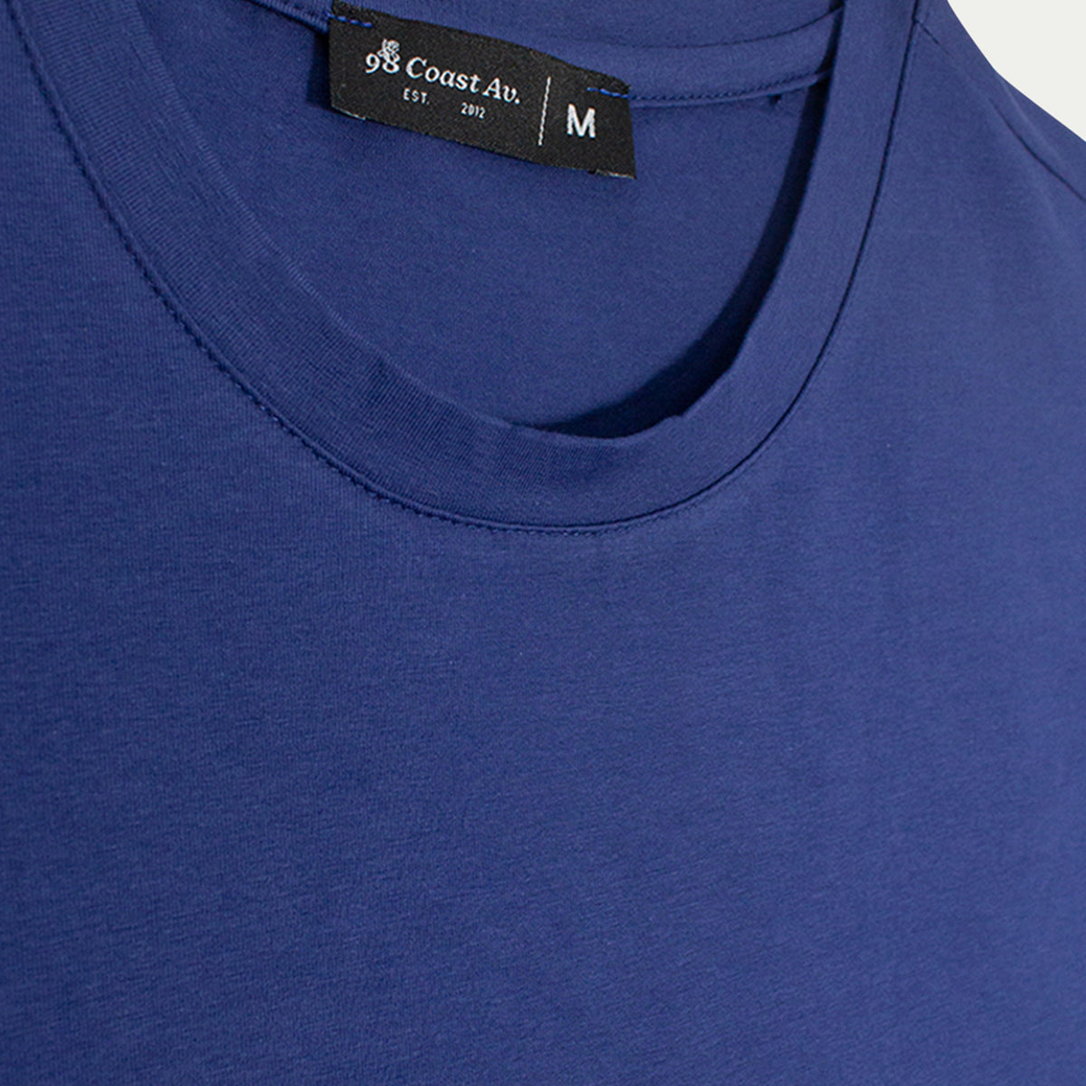 Playera para hombre - Playera con cuello y puño de rif Marino