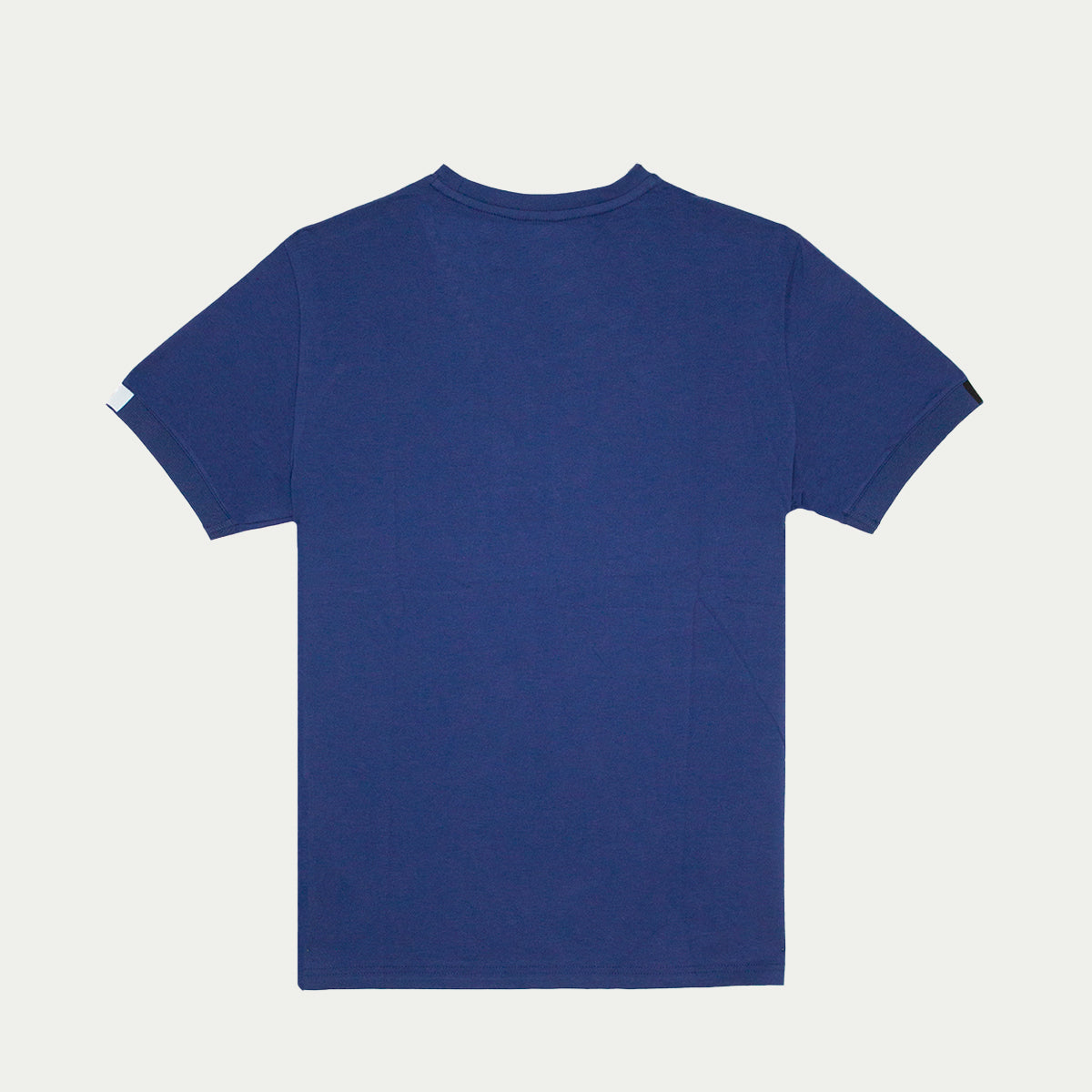 Playera para hombre - Playera con cuello y puño de rif Marino