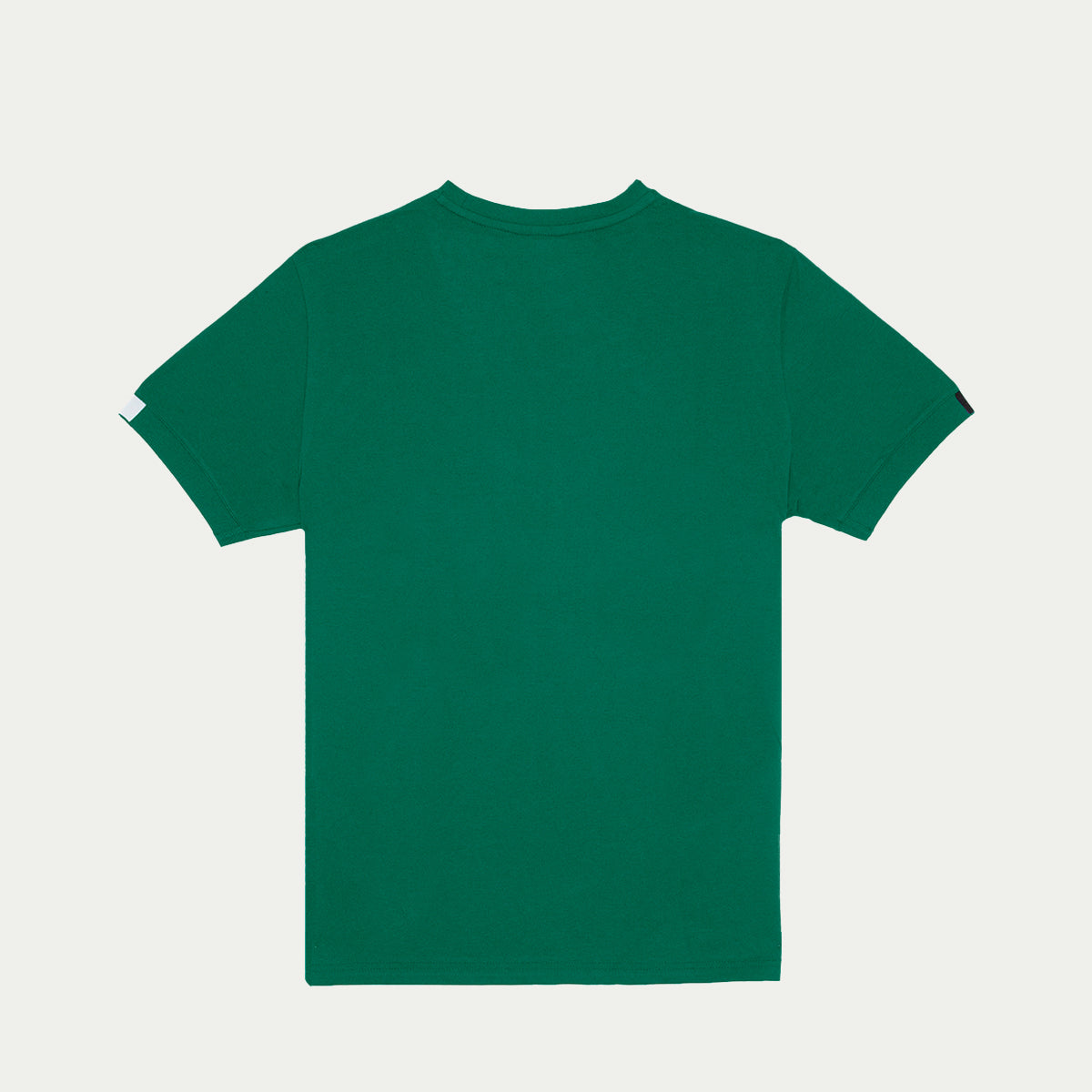 Playera para hombre - Playera con cuello y puño de rif Verde