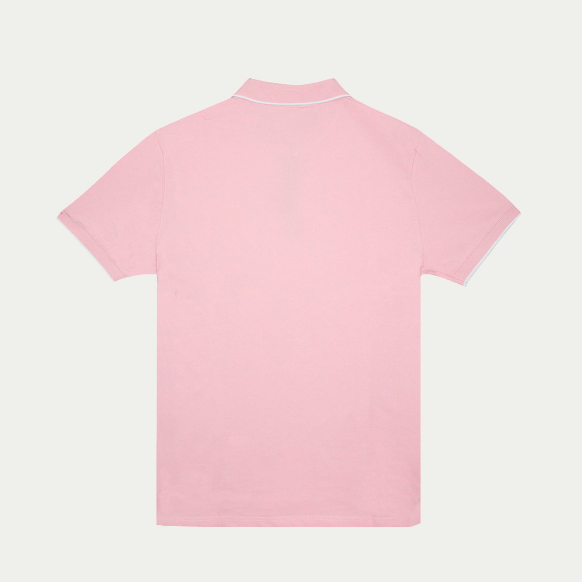Polo para hombre - Playera tipo polo deportivo y cuello tejido color Rosa para hombre