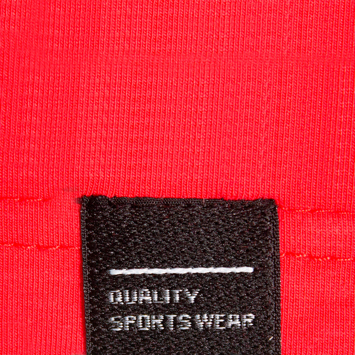Playera para hombre - Playera con cuello y puño de rif Rojo
