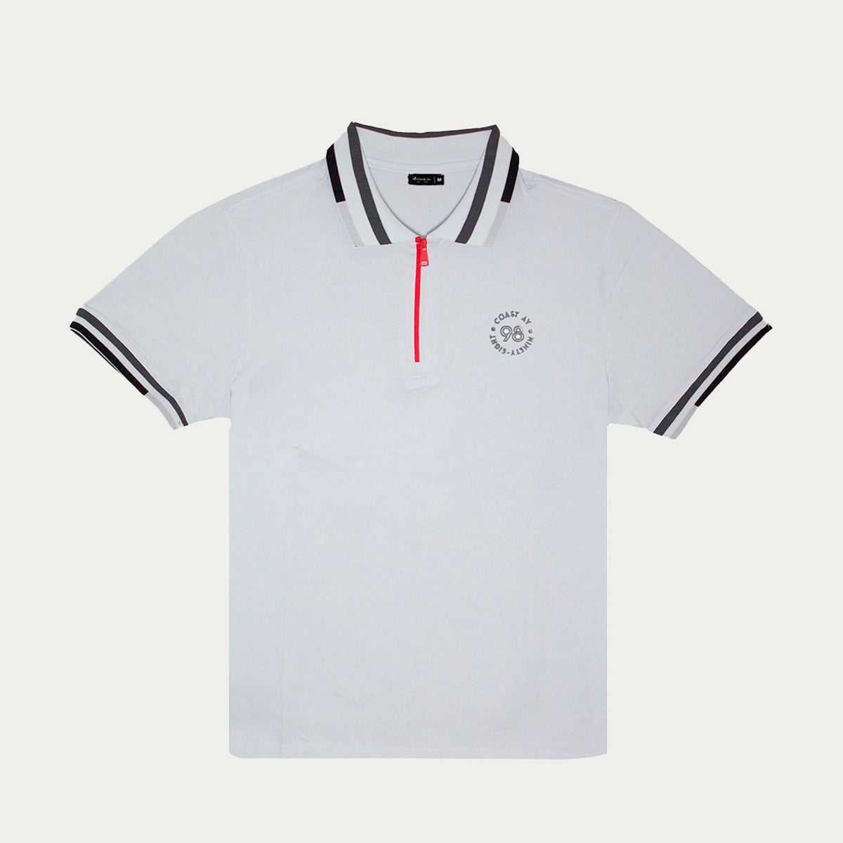 Polo para hombre - Playera tipo polo deportivo color Hueso para hombre