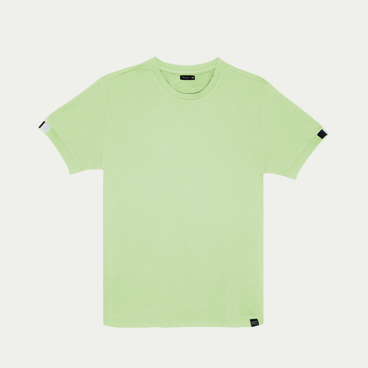 Playera para hombre - Playera con cuello y puño de rif Pera