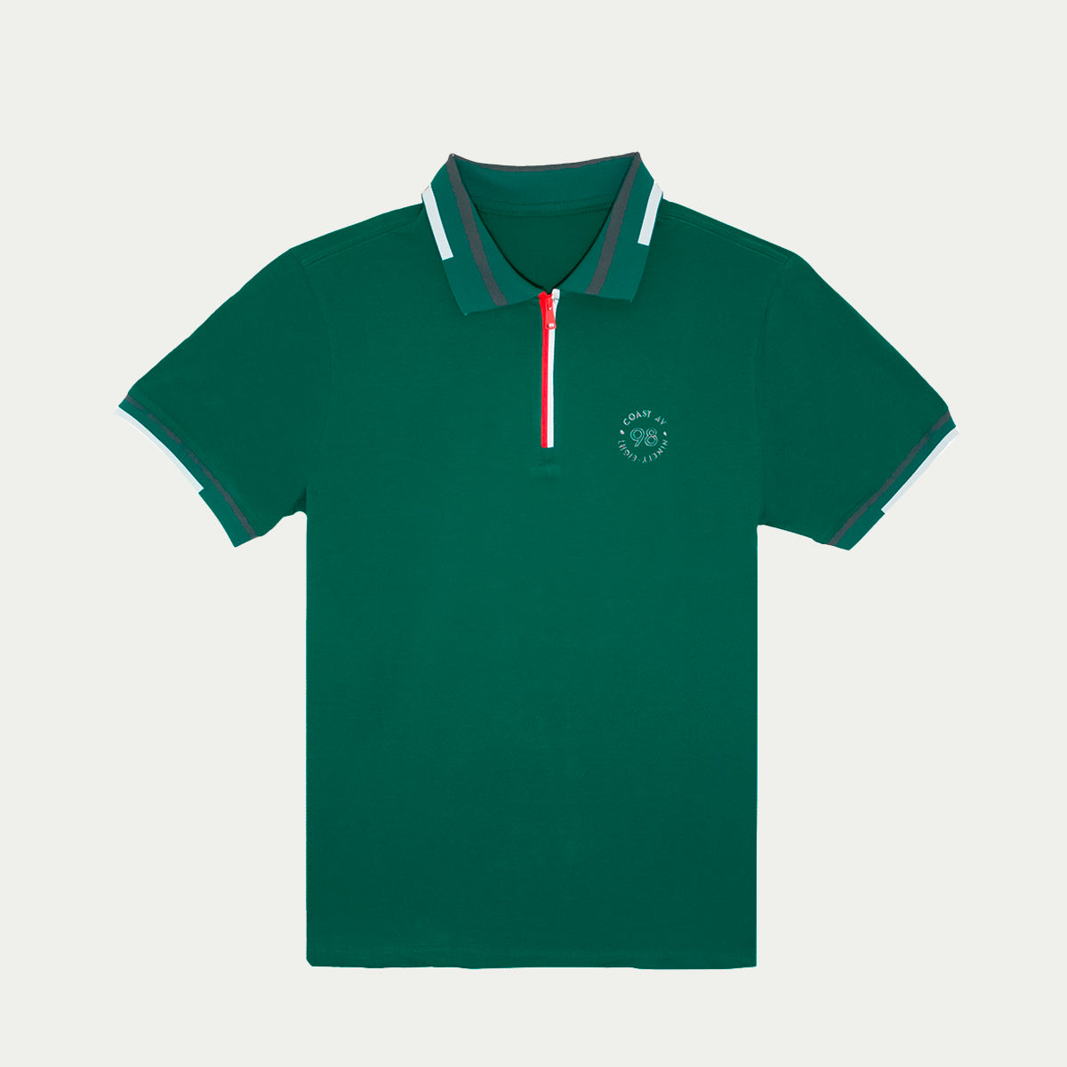 Polo para hombre - Playera tipo polo deportivo color Verde para hombre