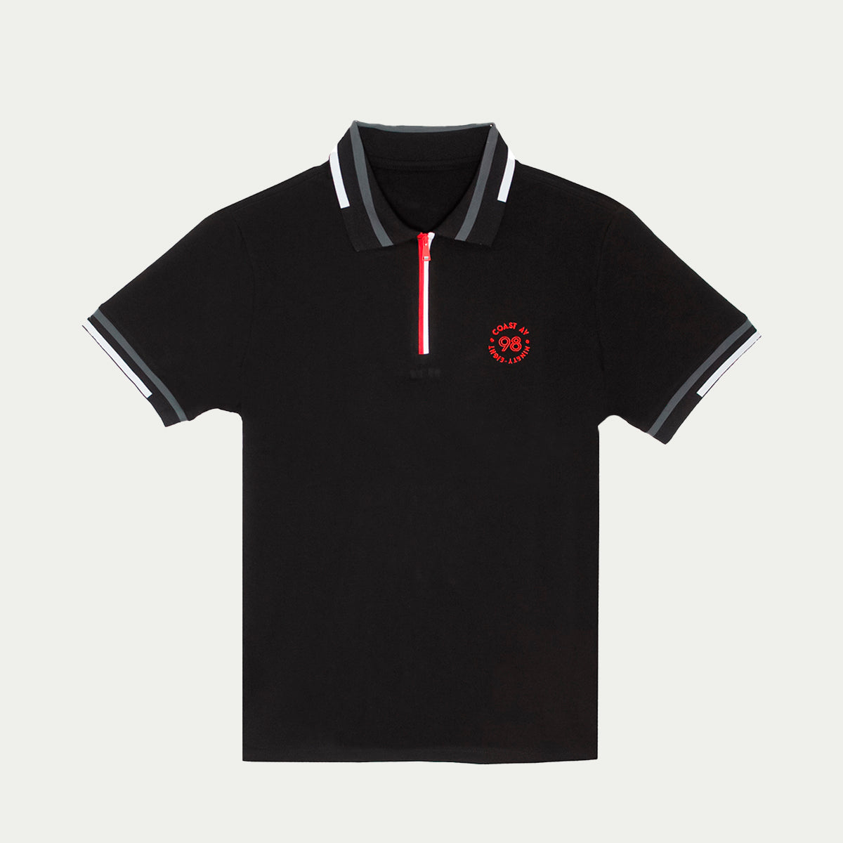 Polo para hombre - Playera tipo polo deportivo color Negro para hombre