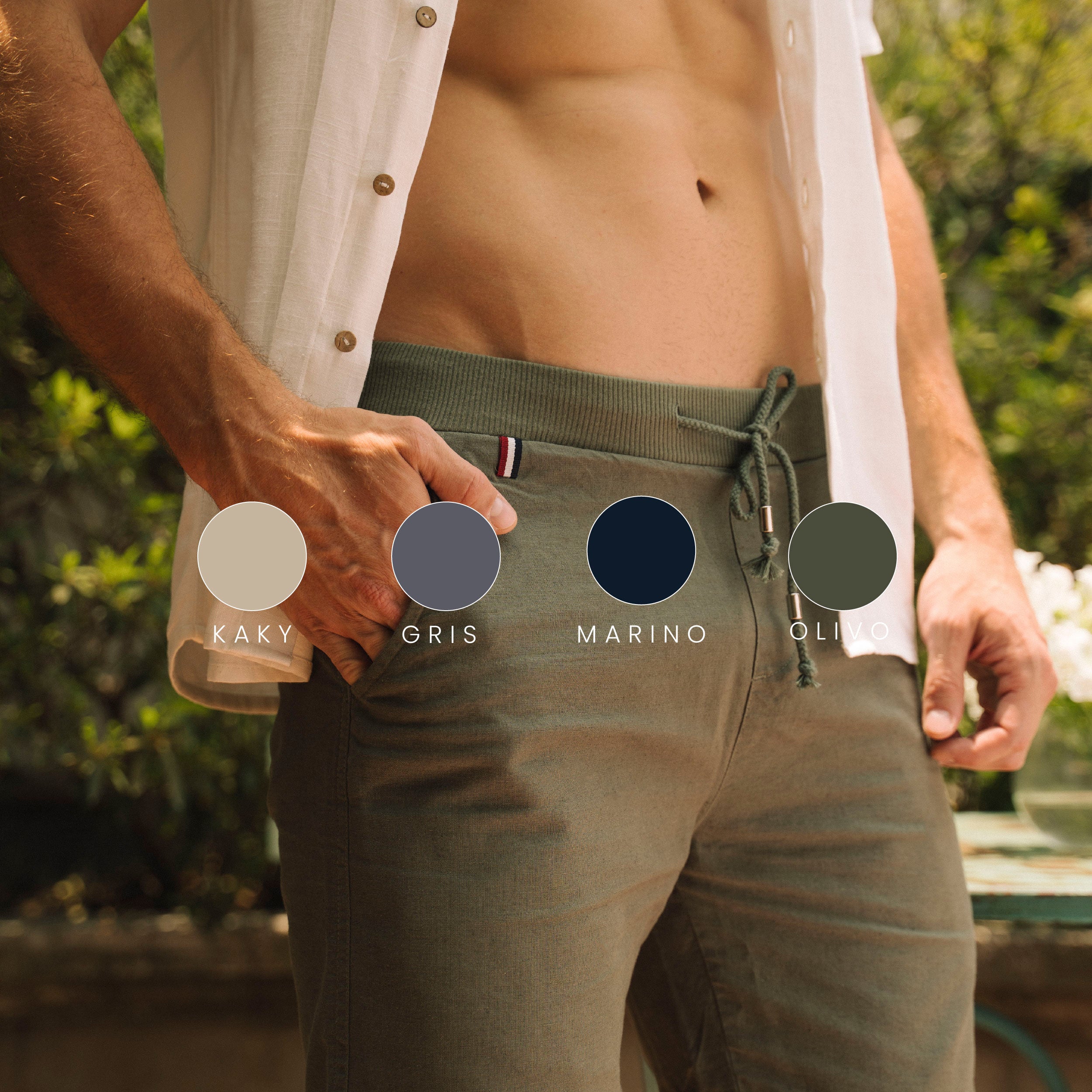 Bermuda para hombre adulto - Bermuda Cotton Flex Gris - Pura Vida