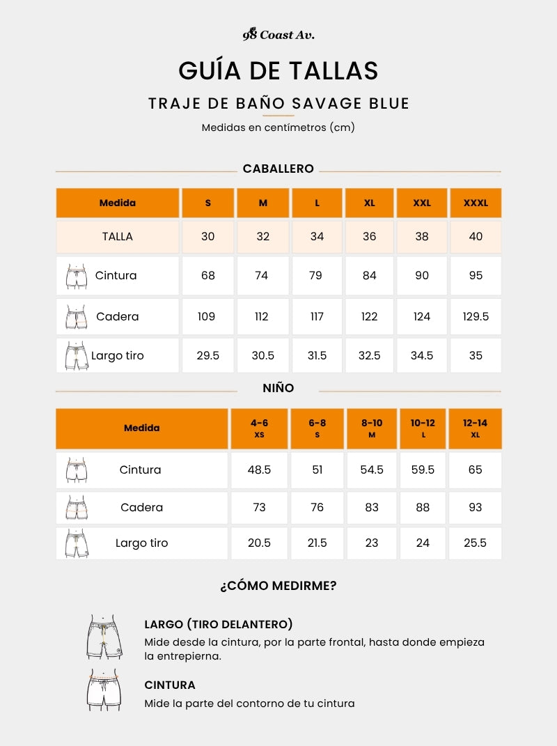 Traje de baño - Savage Blue Niño - Wild Coast
