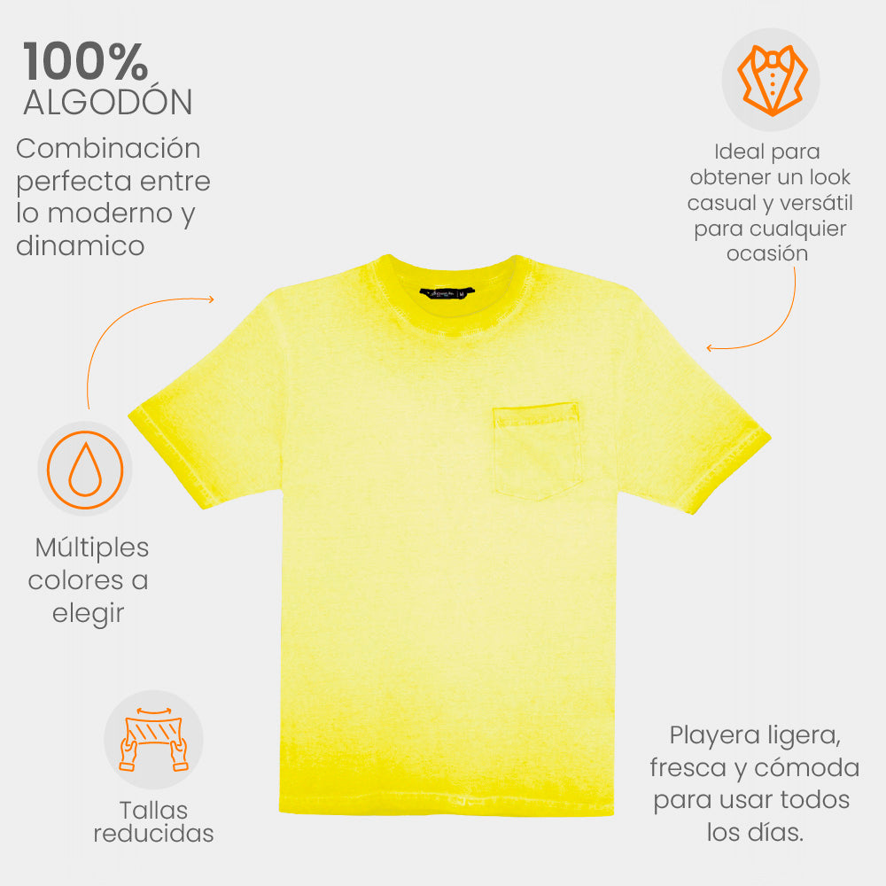 Camisas para Hombre - Playera Dye Lima