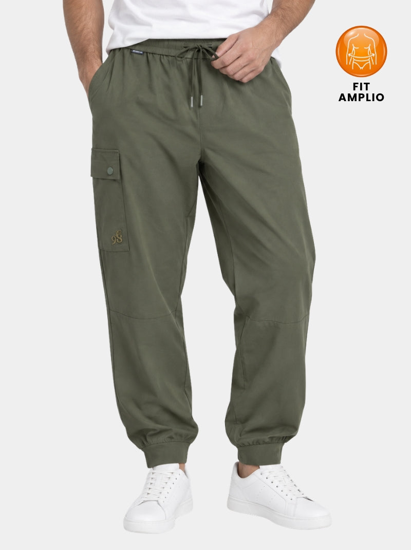 Pantalón Cargo - Jogger Cargo Kenya Verde Olivo - Wild Coast