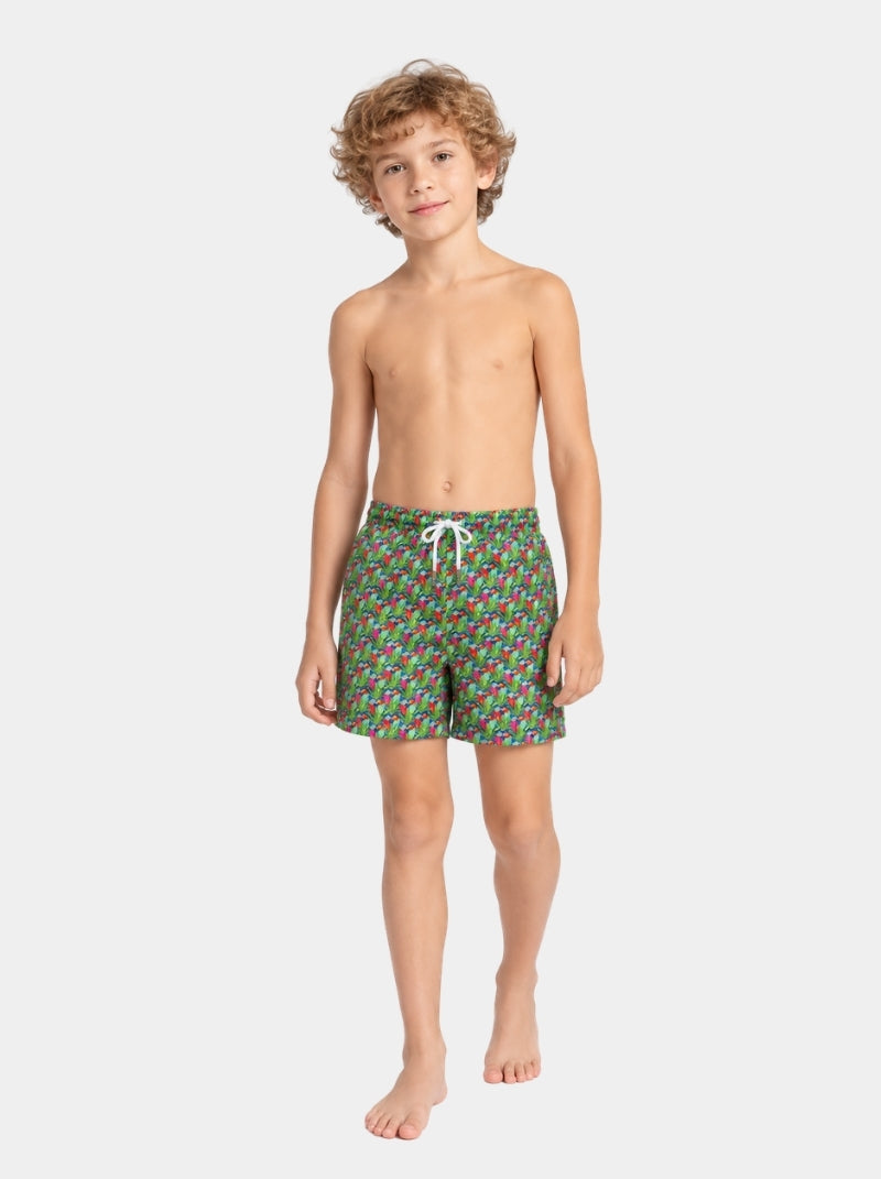 Traje de baño para niño - Love Birds Rojo-Verde Niño - Love Splash