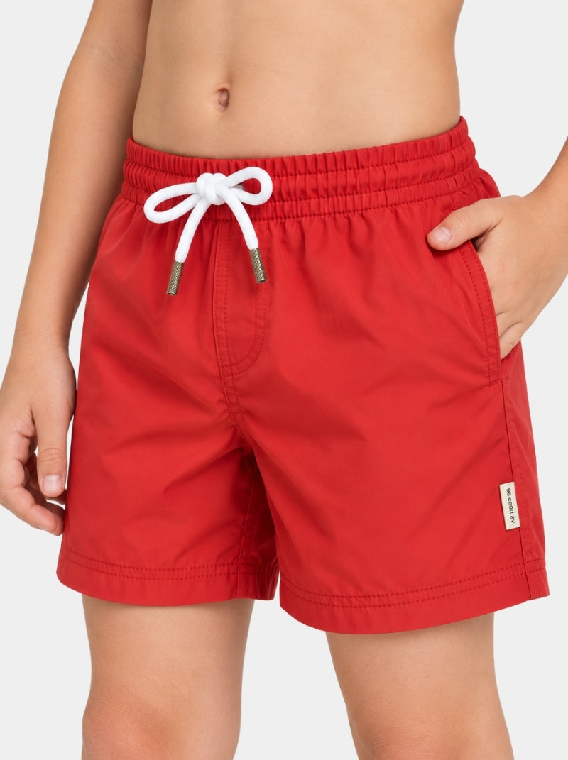 Traje de Baño Niño - Basic Rojo