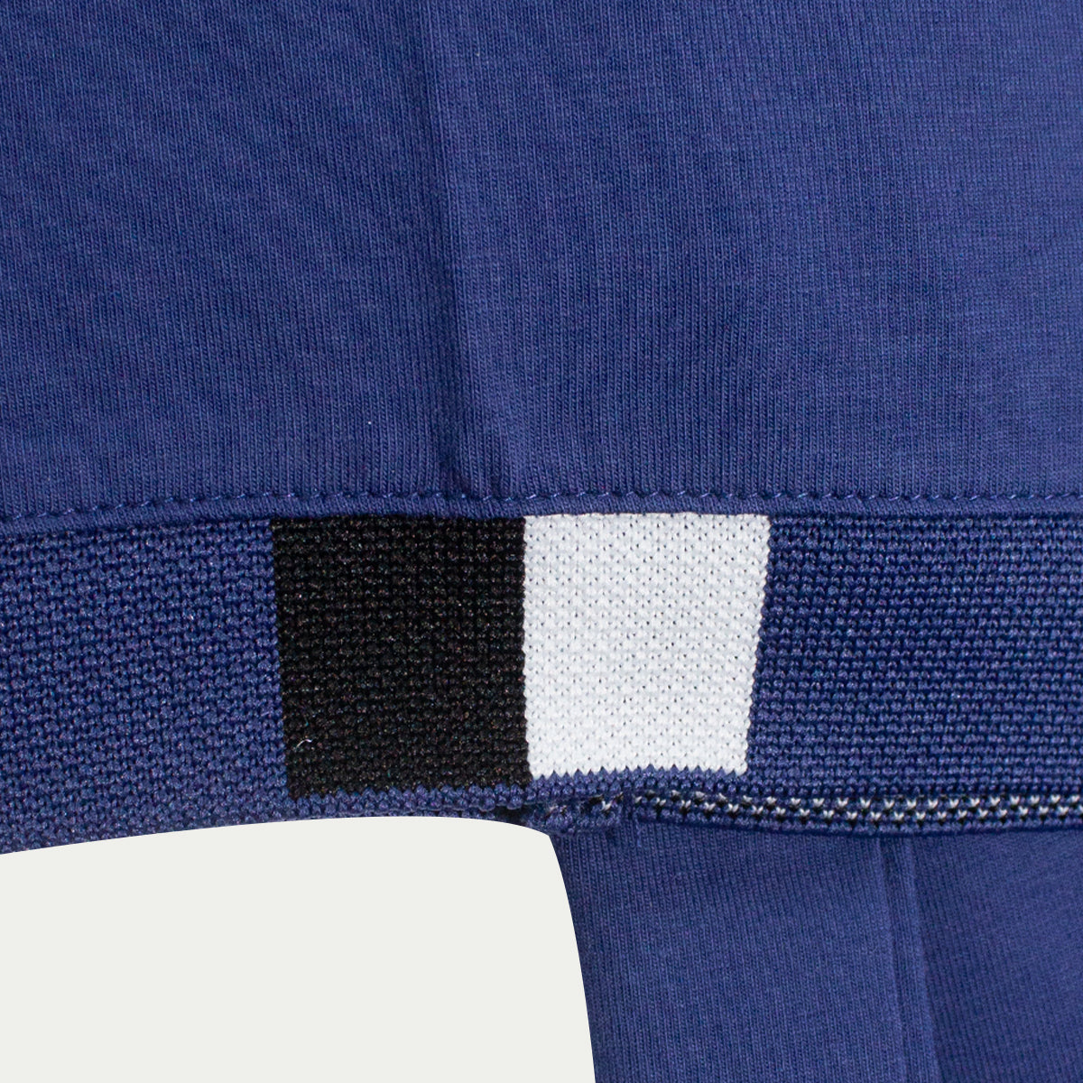 Playera para hombre - Playera con cuello y puño de rif Marino