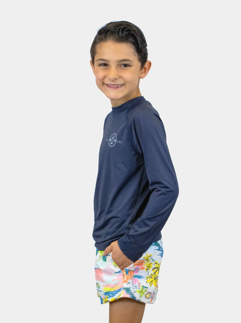 Playera UV Niño - Rashguard Set Sail - Wild Coast
