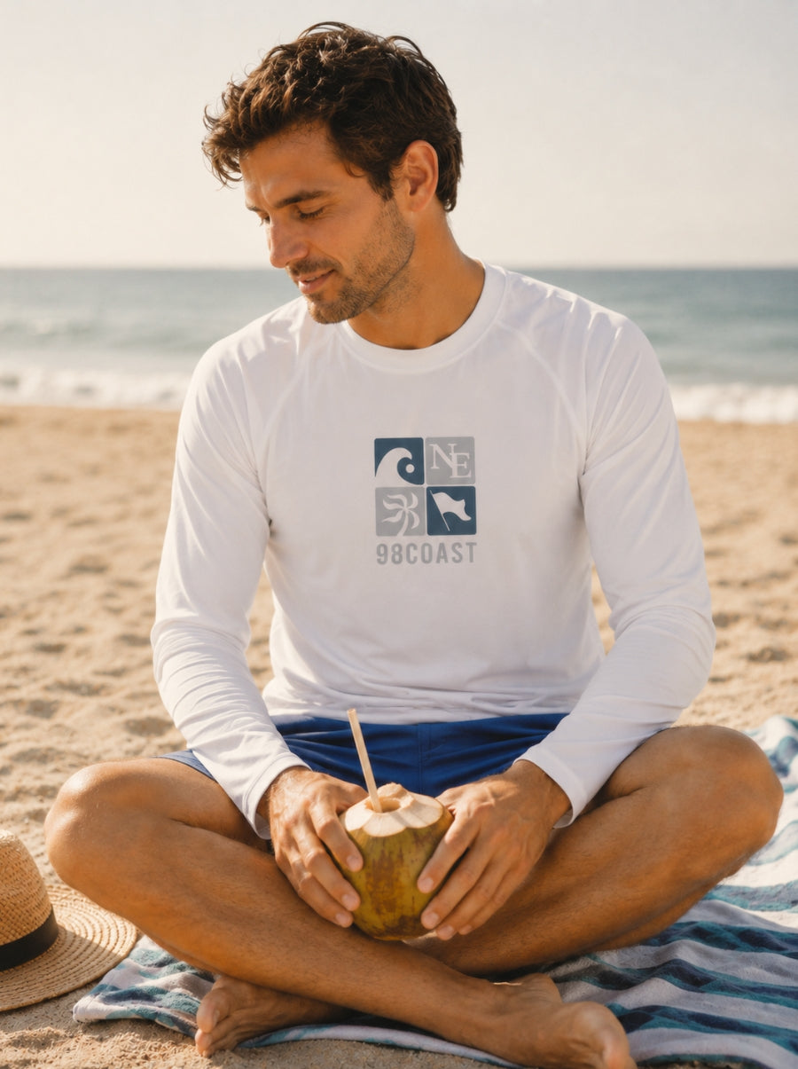 Playera UV Adulto - Rashguard Coast Wave - Wild Coast