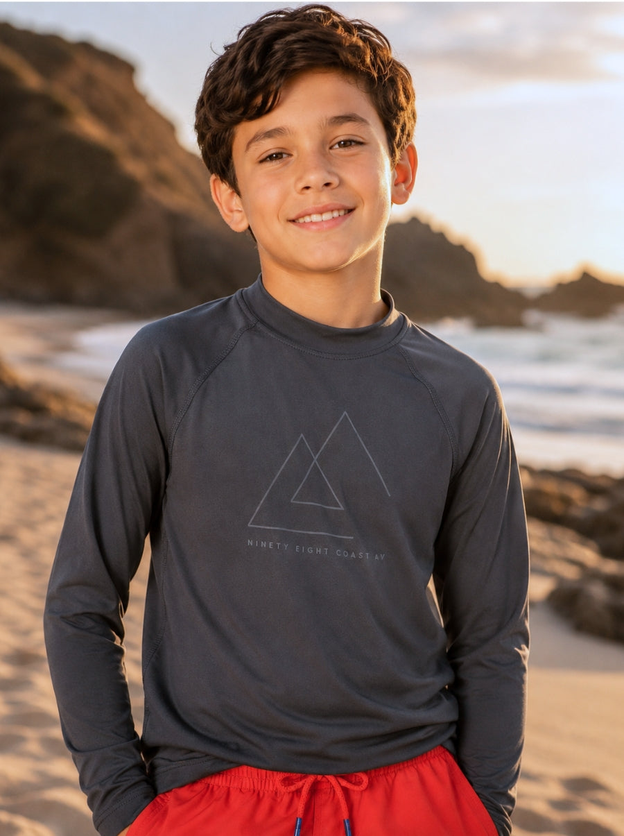 Playera UV Niño - Rashguard Piramid - Wild Coast